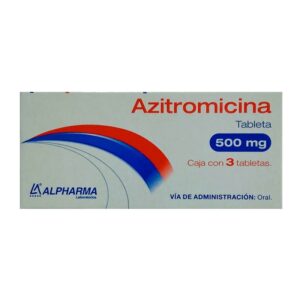 Azitromicina 500 mg 3 tabletas Alpharma