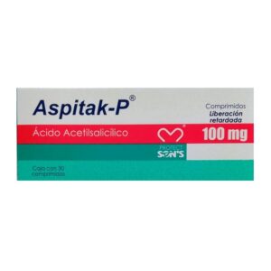 Aspitak-P 100 mg 30 comprimidos liberación retardada