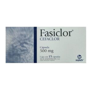 Fasiclor 500 mg 15 cápsulas