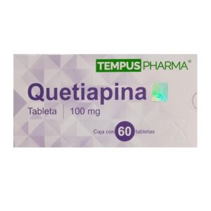 Quetiapina 100 mg 60 tabletas Tempus Pharma