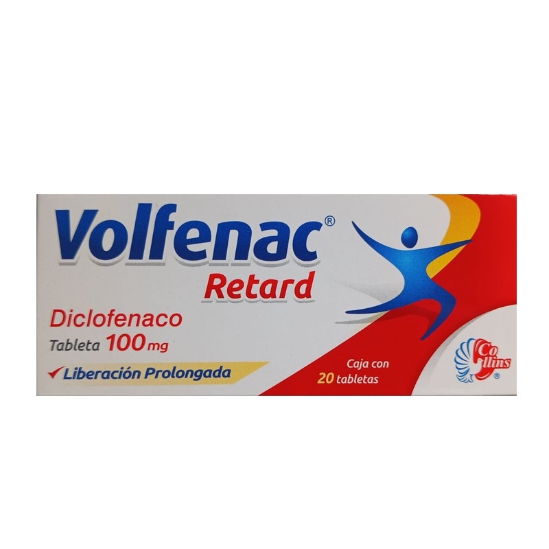 Volfenac Retard 100 mg 20 tabletas liberación prolongada