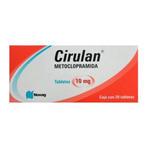 Cirulan 10 mg 20 tabletas