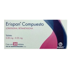 Erispan Compuesto 20 tabletas