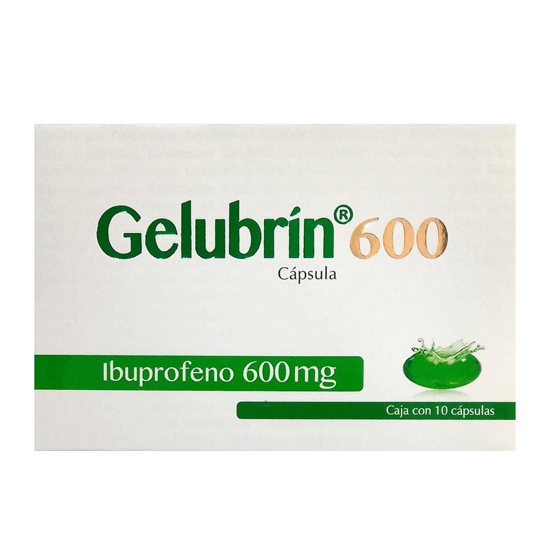 Gelubrín 600 con 10 cápsulas