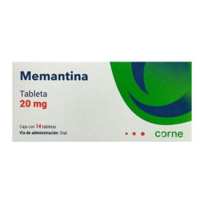 Memantina 20 mg 14 tabletas marca corne