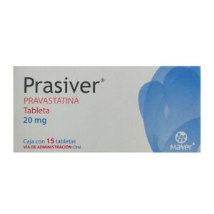 Prasiver 20 mg 15 tabletas
