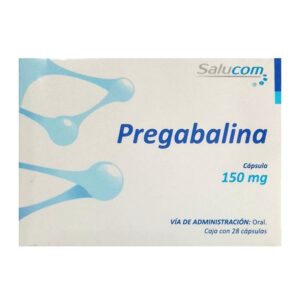 Pregabalina 150 mg 28 cápsulas marca Salucom