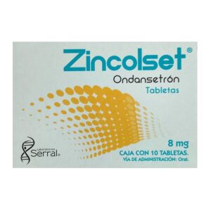 Zincolset 8 mg 10 tabletas