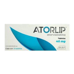 Atorlip 40 mg 10 tabletas