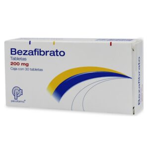 Bezafibrato 200 mg 30 tabletas psicofarma
