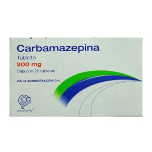 Carbamazepina 200 mg 20 tabletas psicofarma