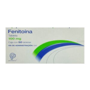 Fenitoina 100 mg 50 tabletas psicofarma