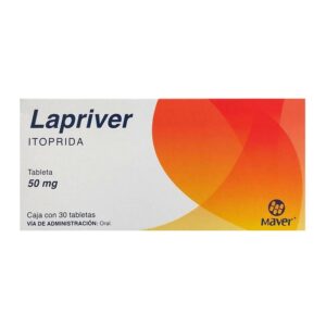 Lapriver 50 mg 30 tabletas