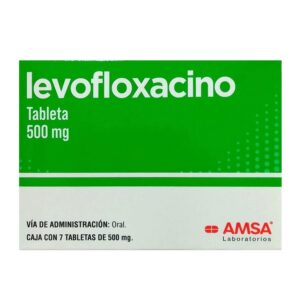 Levofloxacino 500 mg 7 tabletas AMSA