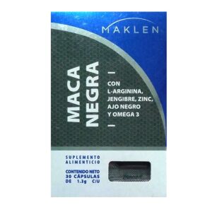 Maca Negra 30 cápsulas Maklen