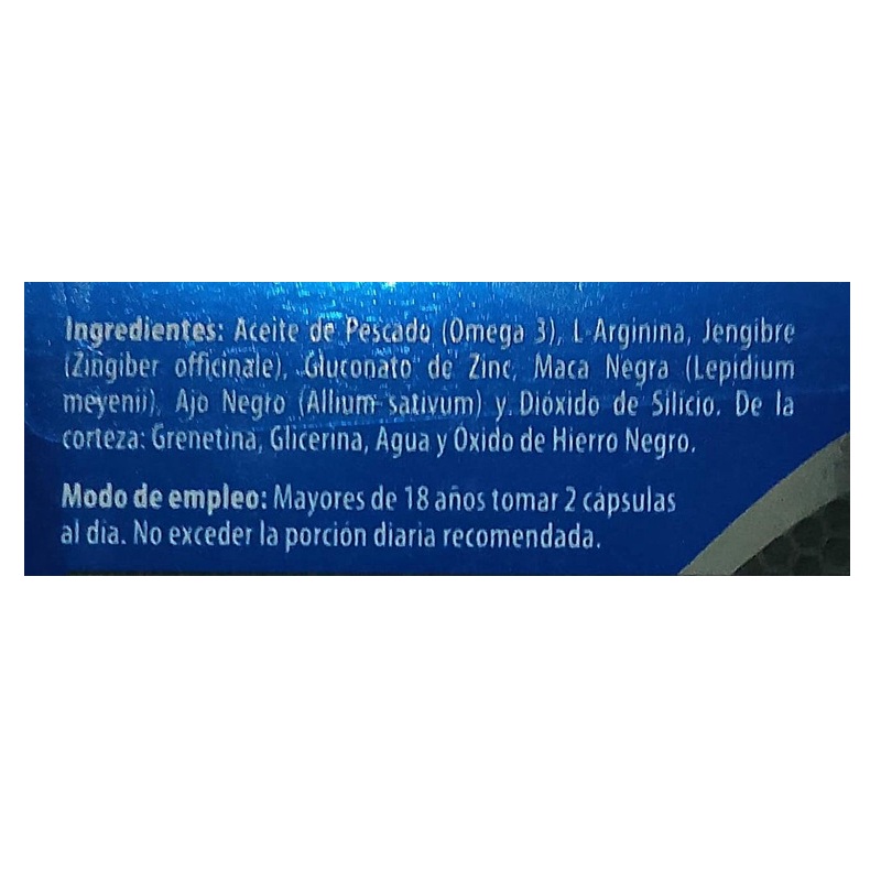 Maca Negra 30 cápsulas Maklen - Imagen 3