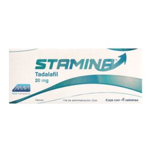 Stamina 20 mg 4 tabletas