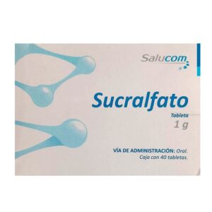 Sucralfato 1 g 40 tabletas marca Salucom