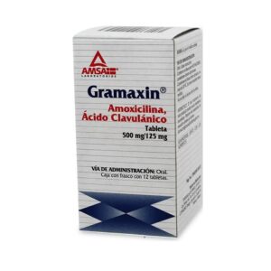 Gramaxin 500 mg-125 mg 12 tabletas