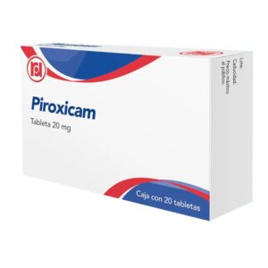 Piroxicam 20 mg 20 tabletas rd