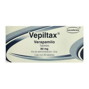 Vepiltax 80 mg 20 tabletas