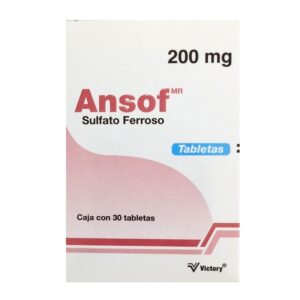 Ansof 200 mg 30 tabletas
