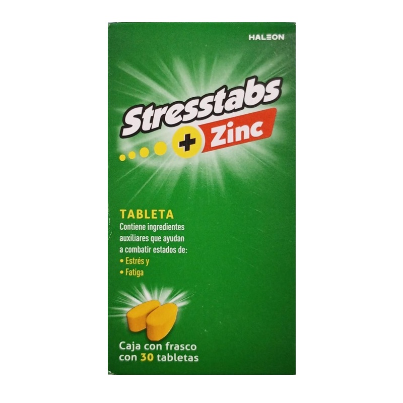 Stresstabs con Zinc 30 tabletas