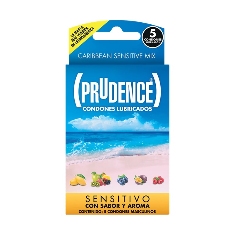 Prudence Caribbean Sensitive Mix 5 Condones