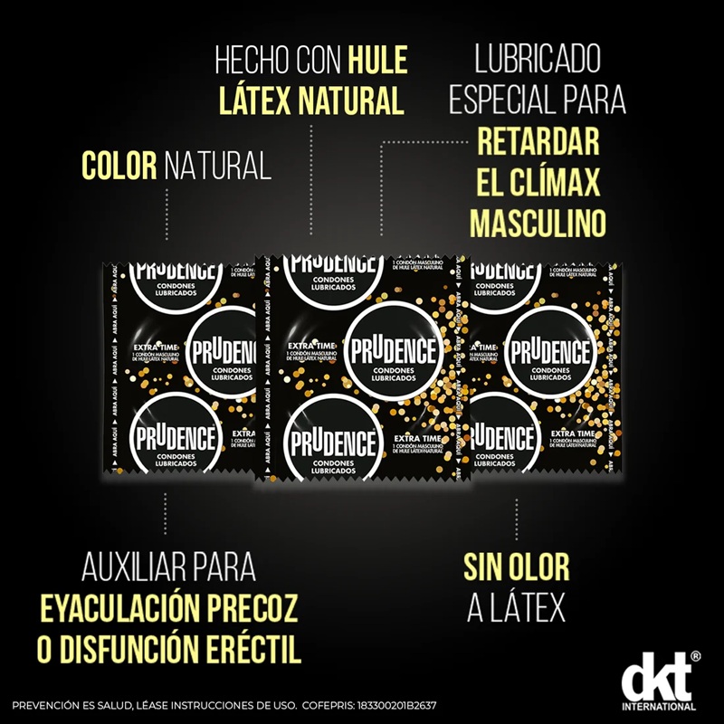 Prudence Extra Time 3 Condones - Imagen 2